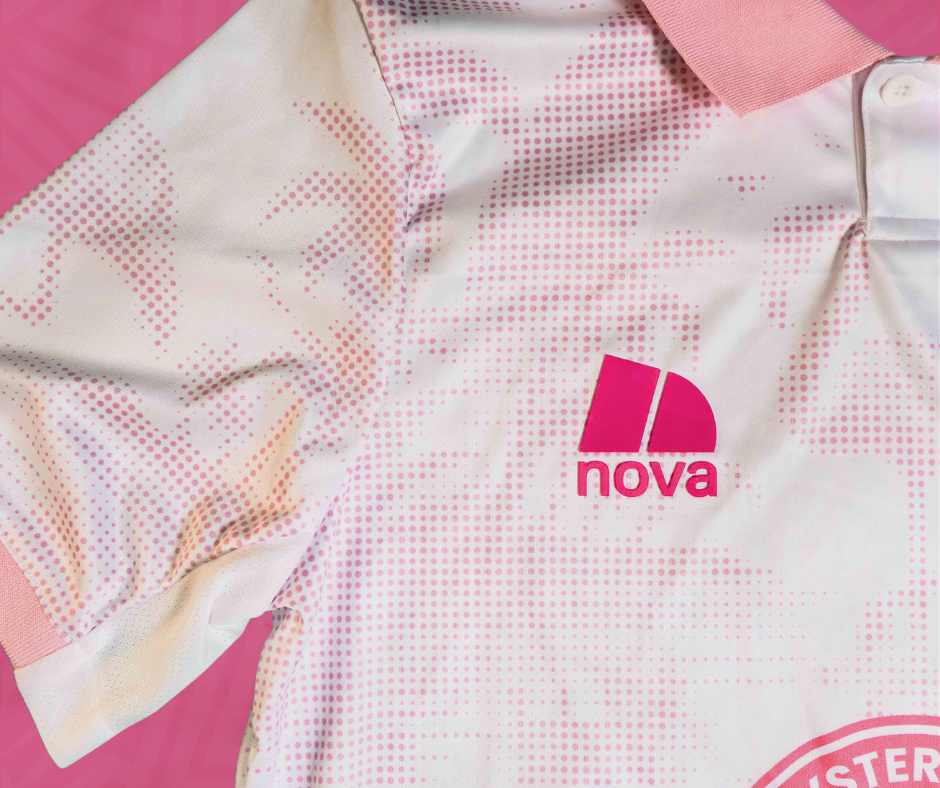 APEA FC x Mystershirt Limited Jersey by NOVA - Celebrating 70 Years - Pink/White